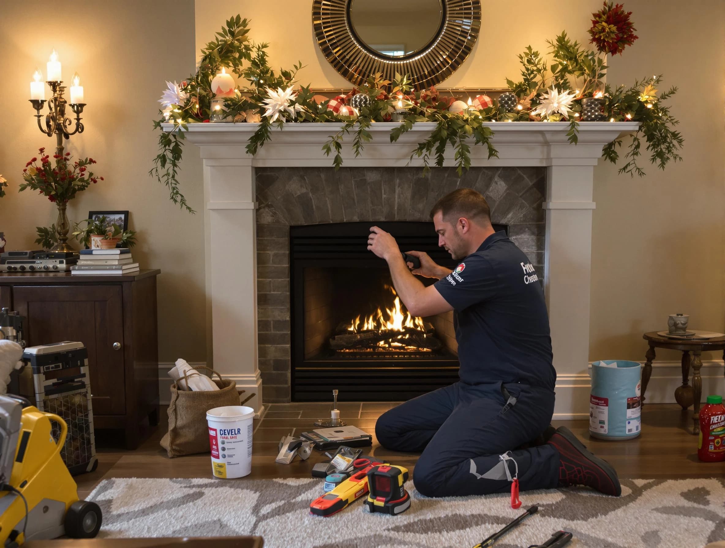 Midlothian Chimney Sweep offering fireplace maintenance services in Midlothian, VA