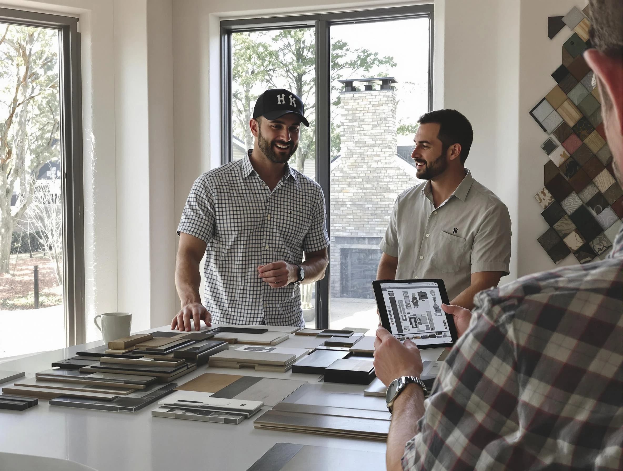 Midlothian Chimney Sweep remodeling a chimney and fireplace in Midlothian, VA
