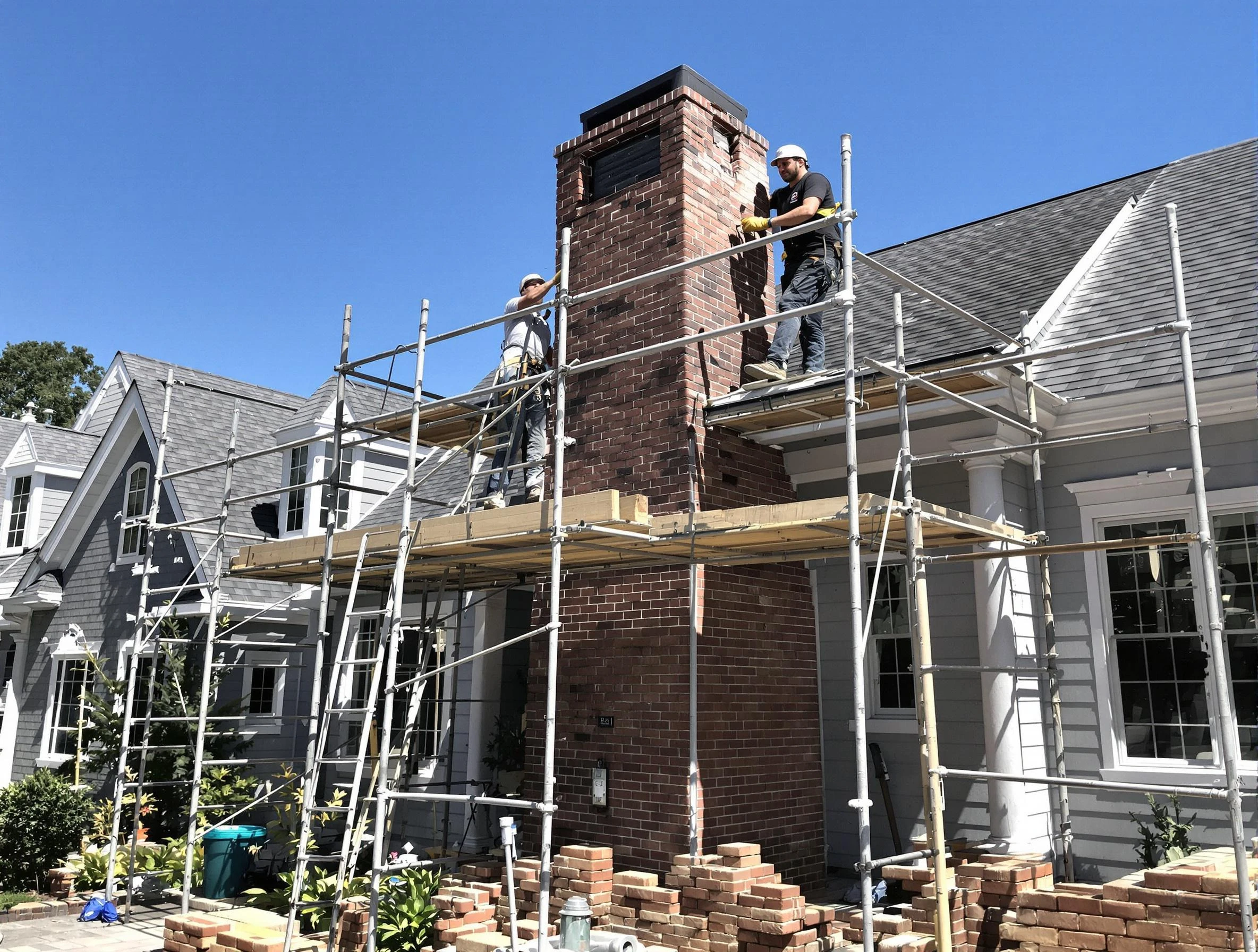 Chimney Rebuilding in Midlothian
