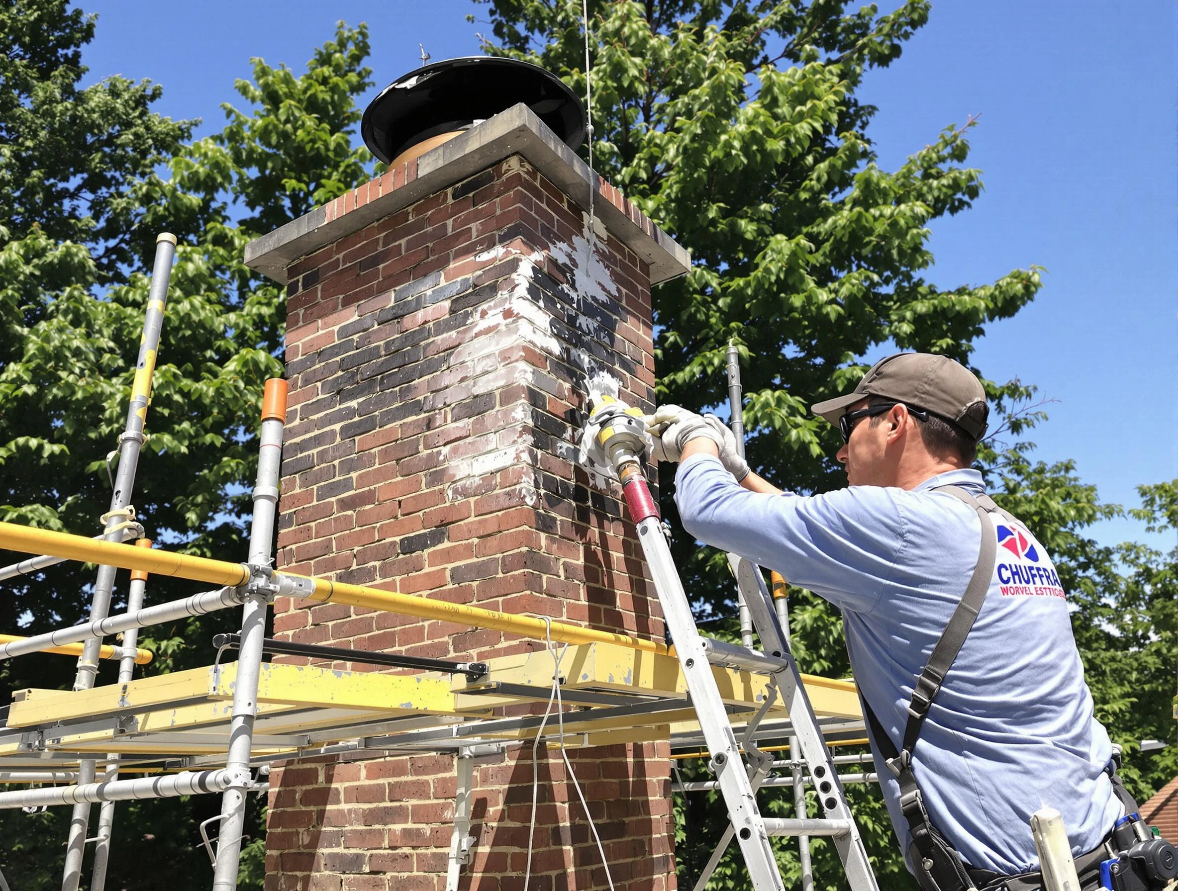 Structural chimney repair by Midlothian Chimney Sweep in Midlothian, VA