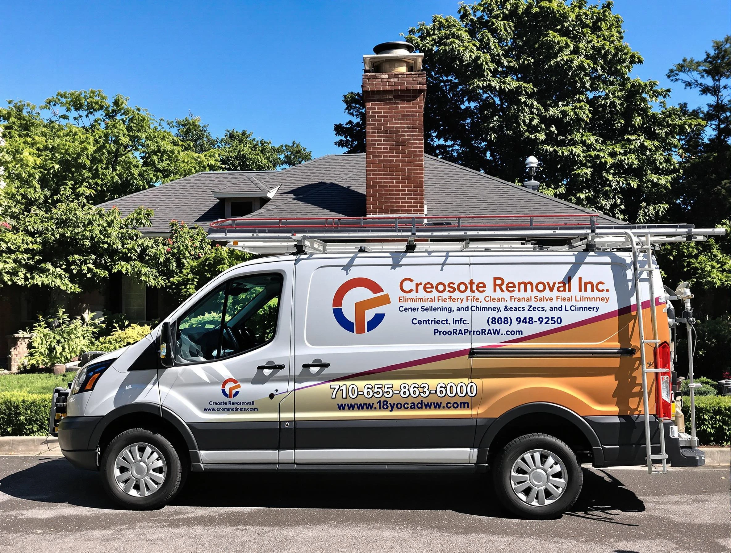 Midlothian Chimney Sweep technician removing creosote safely in Midlothian, VA